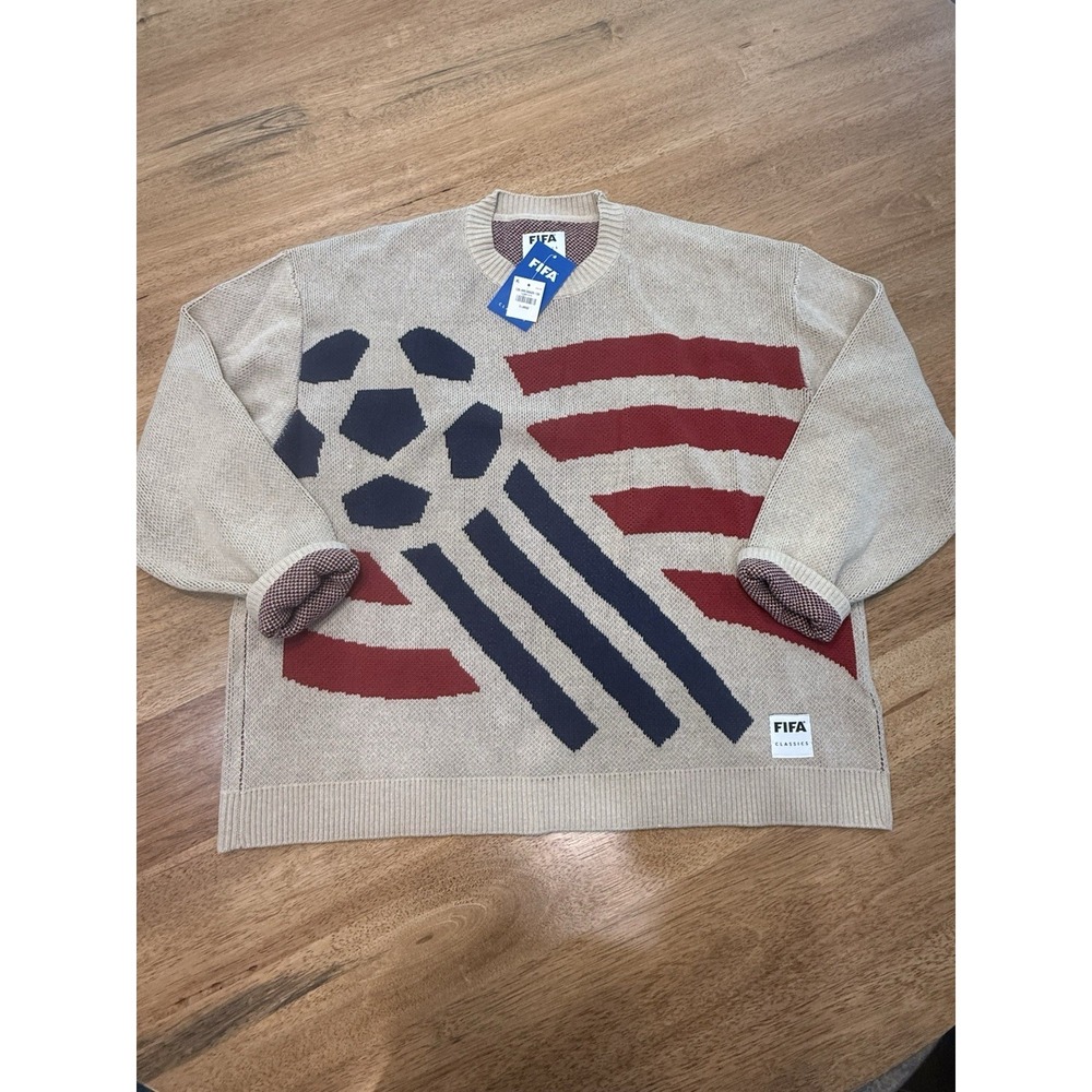 Abercrombie Fitch x FIFA World Cup Team USA Soccer Football US Flag Sweater 2026